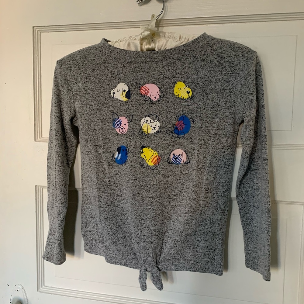 Cat & Jack Adorable Sweater w/Puppy Faces